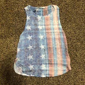 American Flag Tank Top